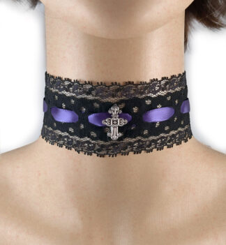 Collarino alto con croce
