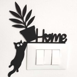 decorazione-gatto-home decorazione interruttore gatto home