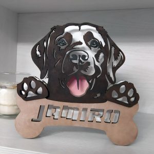 Lampada led Labrador - personalizzabile