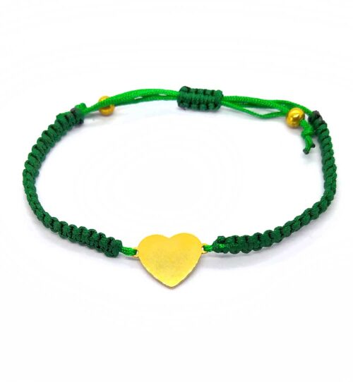 bracciale con cuore personalizzabile