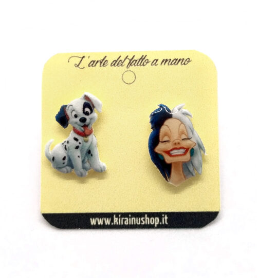 orecchini a perno carica 101