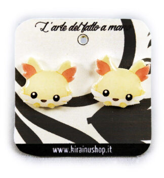Orecchini Fennekin chibi
