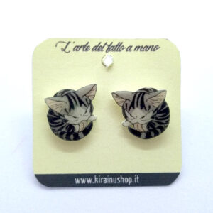 Orecchini lobo gattina chi casa dolce casa