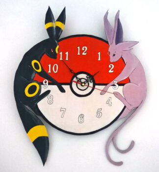 orologio pokemon da parete espeon e umbreon