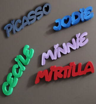 Scritte in legno personalizzate