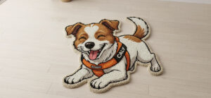 tappeti personalizzati con cane