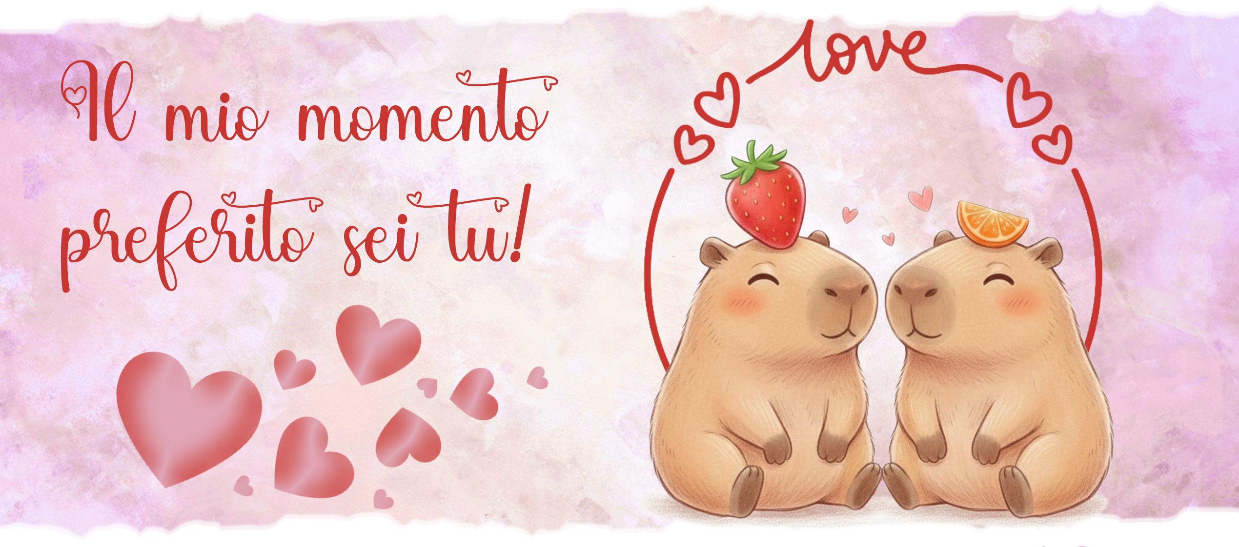 tazza san valentino capibara dedica