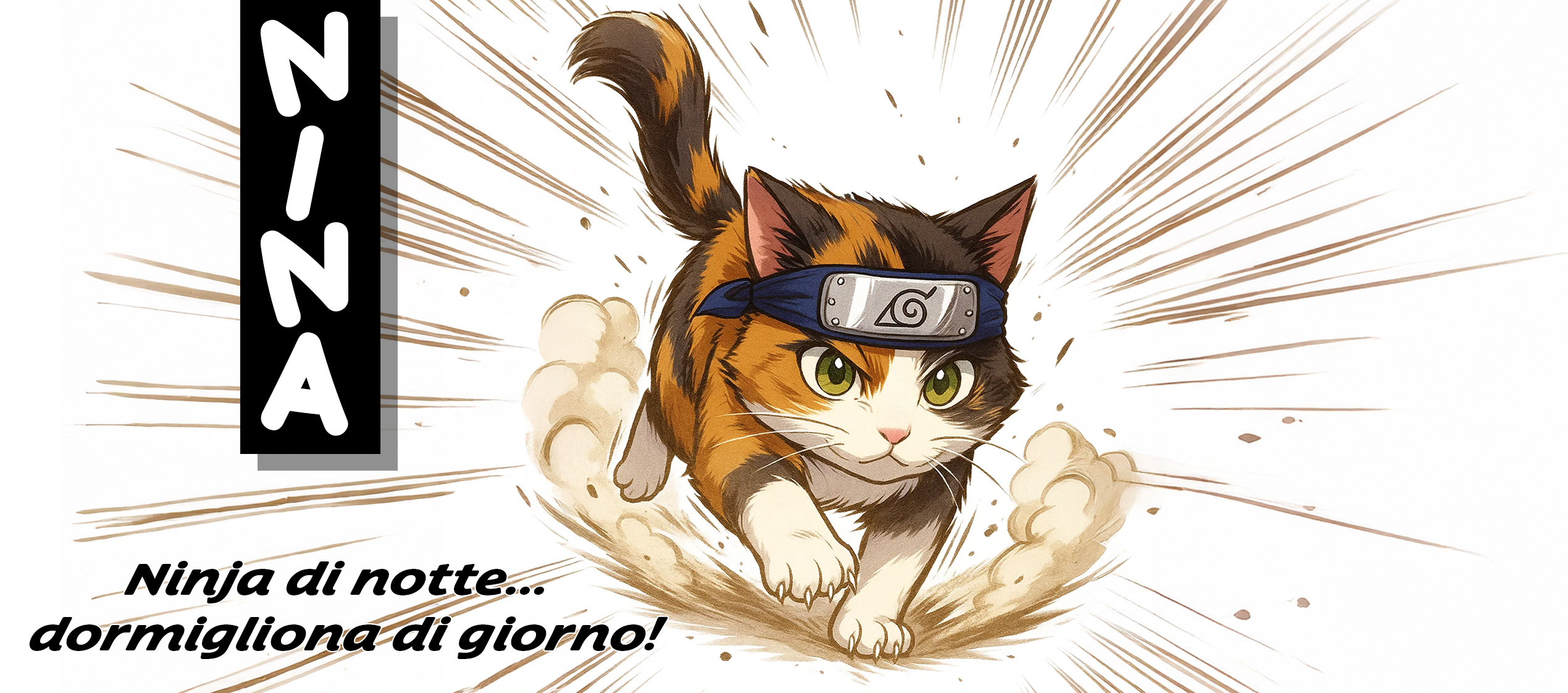 tazza con gatto ninja