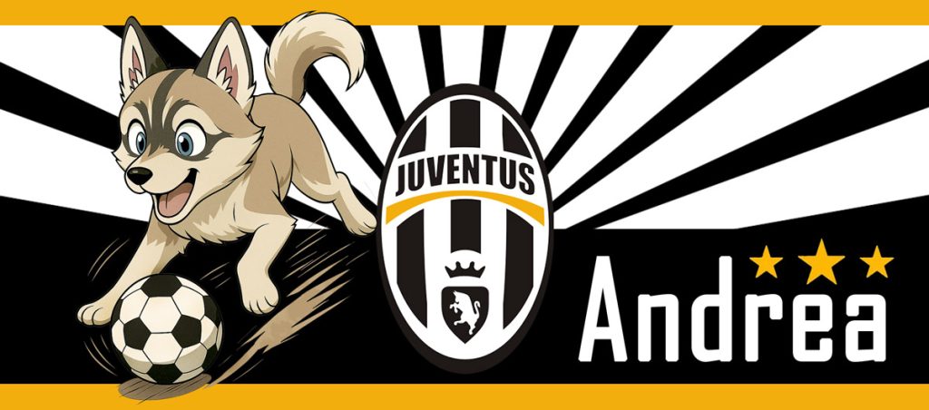 tazza juventus con cane personalizzato