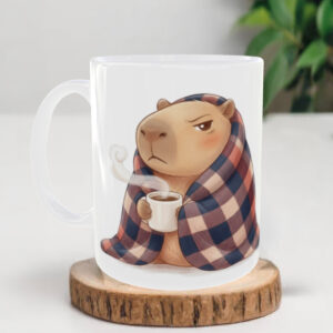 tazza mug con capibara caffè