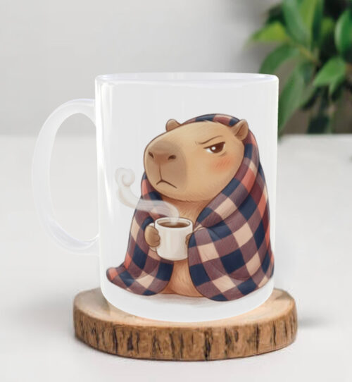tazza mug con capibara caffè