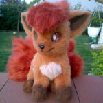 Peluche pokemon Vulpix- Art Doll Image